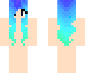 green blue and purple hair base