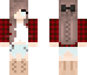 girl with flanel