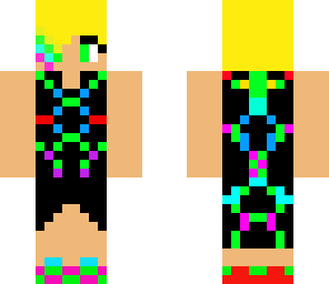 multicolored girl