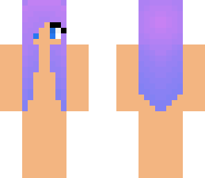 blue and purple hair base