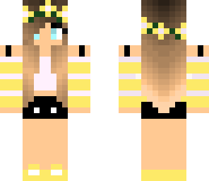 yellow flower girl