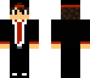 red cap and suit