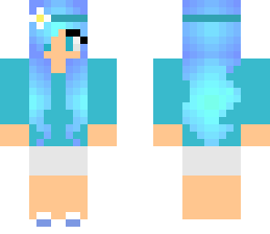 blue girl