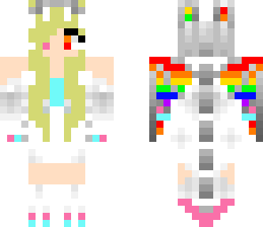 rainbow dragon girl