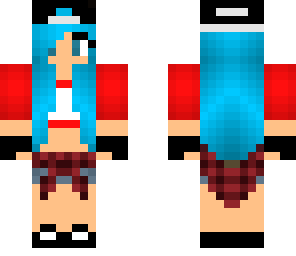 blue hair