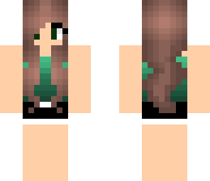 swimsuit girl brown hair