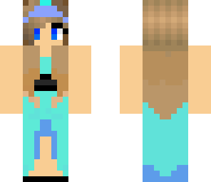 cute blue prom girl