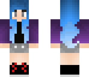 blue hair