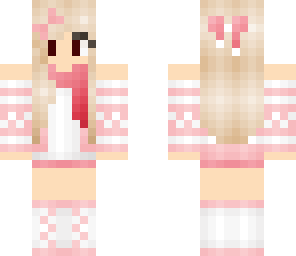 pink scarf girl