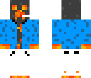 lava creeper in suit