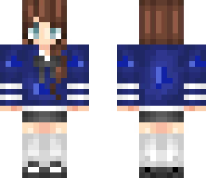 cute school girl completely shaded