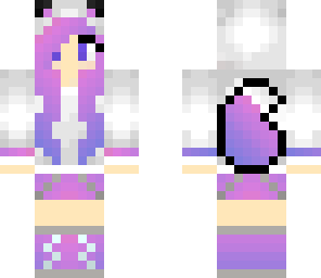purple fox girl