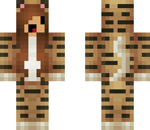 better derpy girl in tiger costume