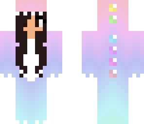 dino pastel girl skin