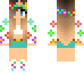 white flower girl