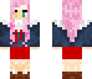pink hair anime girl
