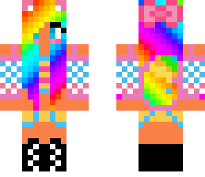 rainbow girl