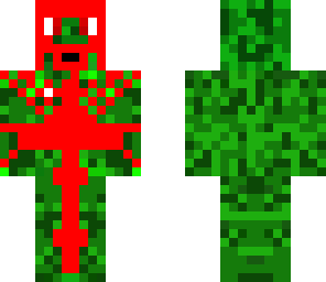 red and green monster