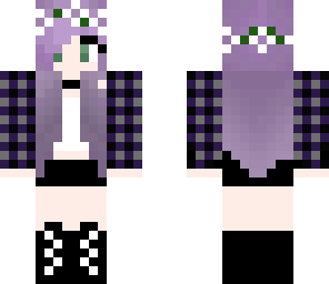 edited purple girl