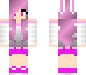 pink bunny girl not my credit
