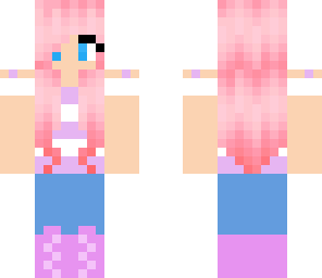 updated pink haired cute girl
