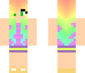 cute rainbow pastel girl