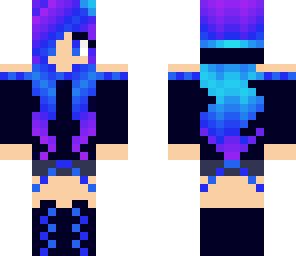 purple to blue