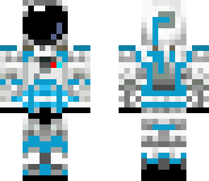 space man blue