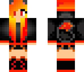 fire wolf girl
