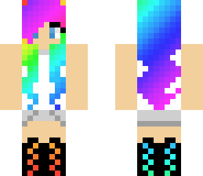 rainbow girl