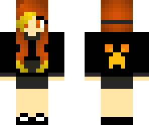 fire girl with sweatshirt
