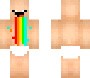 throwup rainbow baby