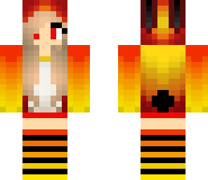 fire bunny girl