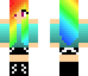 rainbow girl