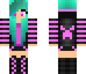 blue creeper girl