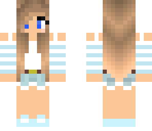 new blue girl