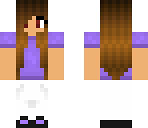 purple t-shirt girl