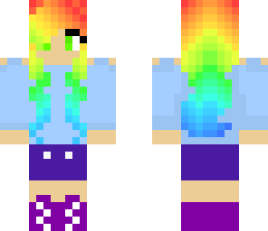 rainbow girl