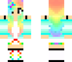 rainbow girl