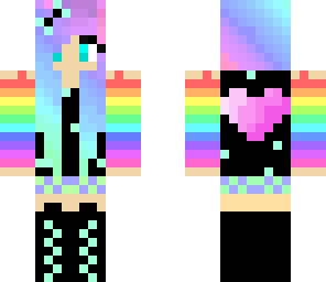 rainbow girl