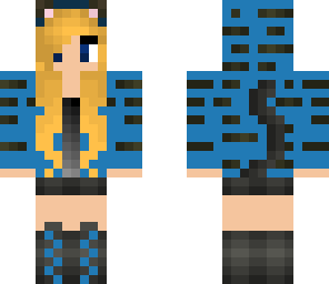 blue tiger girl