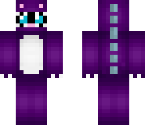purple dino cat