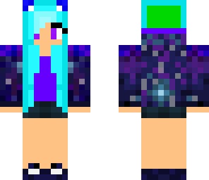 girl with green hair