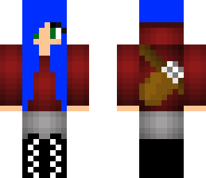 blue haired arrow girl 10 likes please