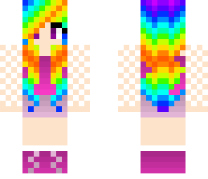 rainbow lace girl