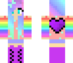 rainbow girl edit