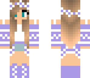 cute purple girl 