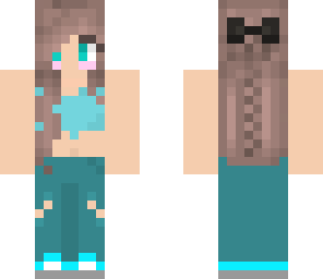 blue braid girl