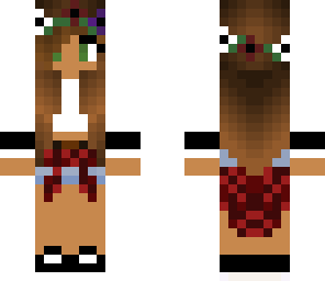 dark skinned crop top plaid girl