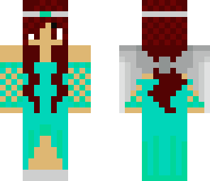 blue and red